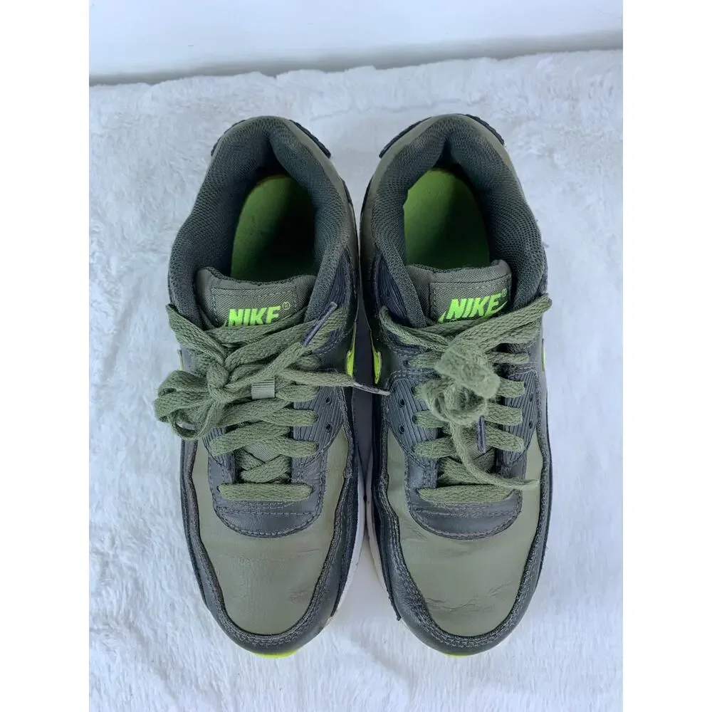 Nike Air Max 90 GS Medium Olive Volt DV3607-200 Youth 5 / Women’s 6.5